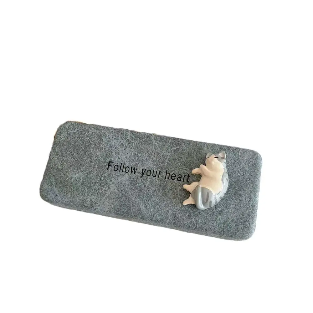 

Cream Color Cat Sunglasses Box Eyeglasses Case Eyewear Case Glasses Case Eyeglasses Holder Anti-scratch Eyeglasses Holder Daily
