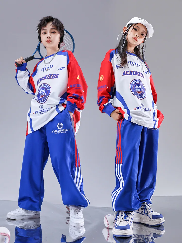 الهيب هوب الملابس التباين ركض بانت الأولاد الشارع الرقص وتتسابق الفتيات الشارع الشهير الطفل الجاز الرياضة زي الملابس مجموعات