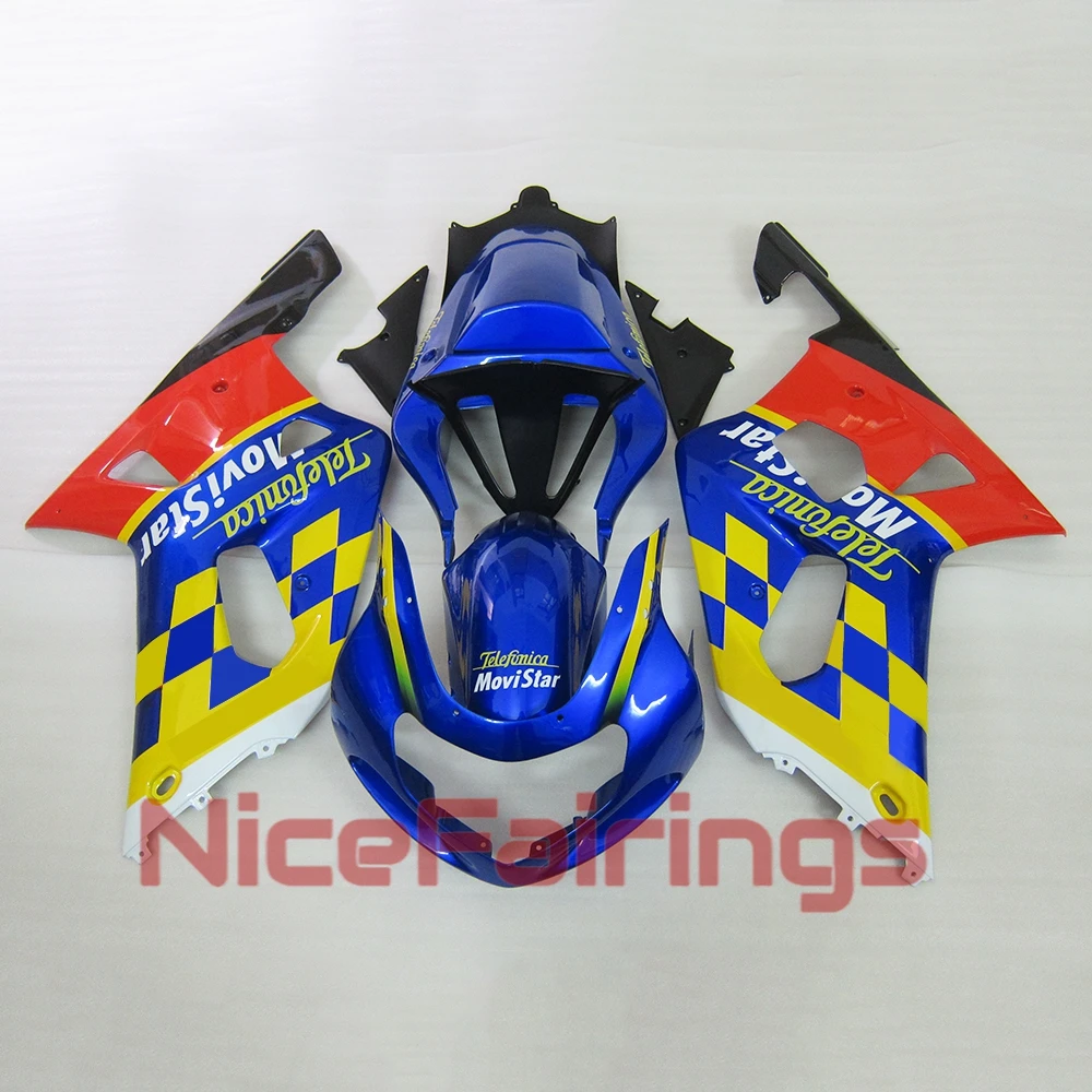 ل GSXR 600 750 2001 2002 2003 الهدايا المجمعة GSXR600 GSXR750 01 02 03 كامل دراجة نارية البلاستيك مكون Fairings #2