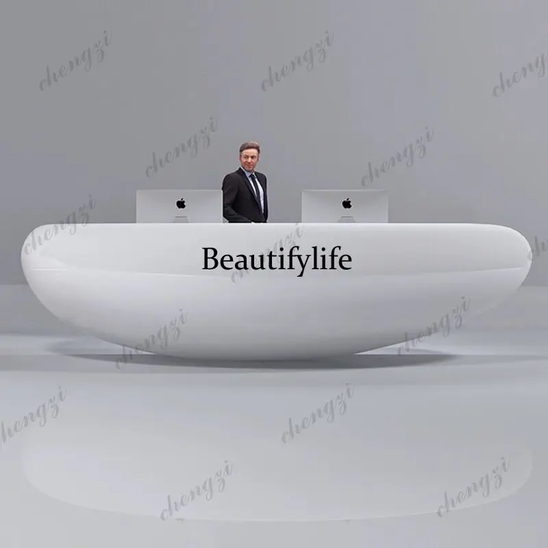 PPP Luxury Industrial Reception Desks Modern Company Restaurant Bar Reception Desks Welcome Display Escritorio Office Furniture