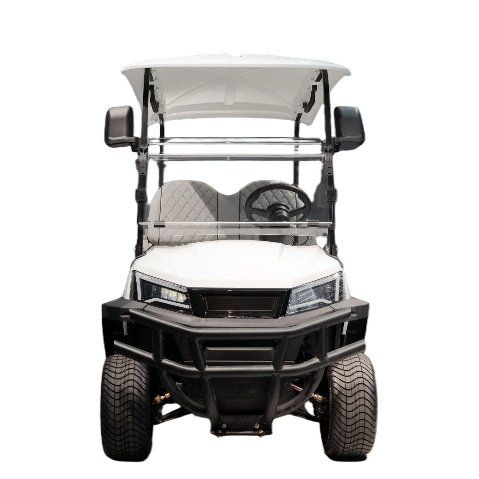 72V Lithium Battery 4WD Electric Golf Cart 2 Seater Cargo Utility Vehicle 5KW Motor 90km Range