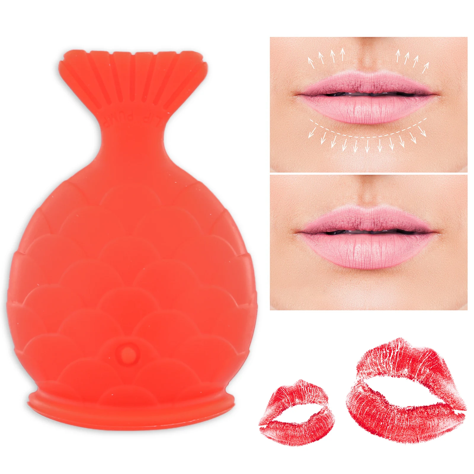 Lip Plumper Lips Enhancer Plumper Device Lip Plumping Big Sexy Mouth Fish Shape Lip Enhancer Makes Your Lip Looks More Full