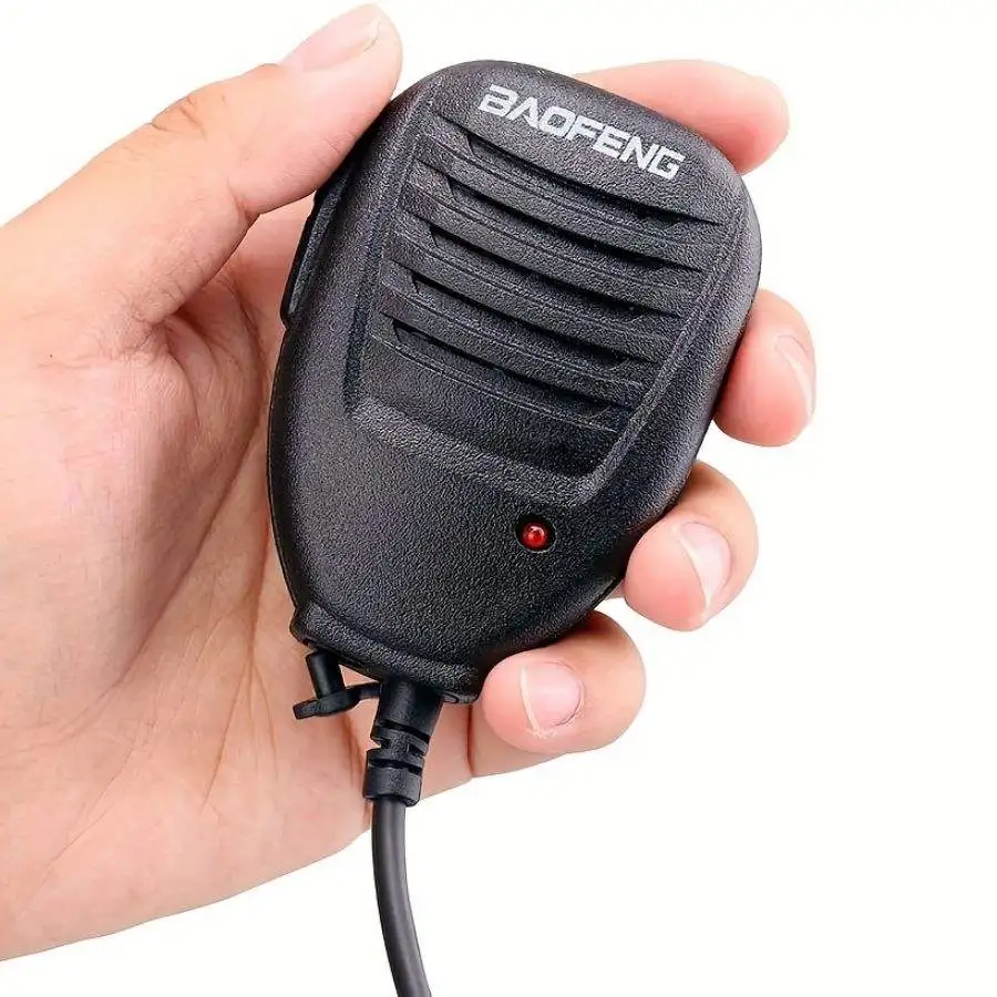 Baofeng ไมโครโฟนลําโพง K หัวเดิม 888S UV-5R UV-82 มือถือ 2-Way Walkie Talkie ไหล่ PTT TYT QUANSHENG