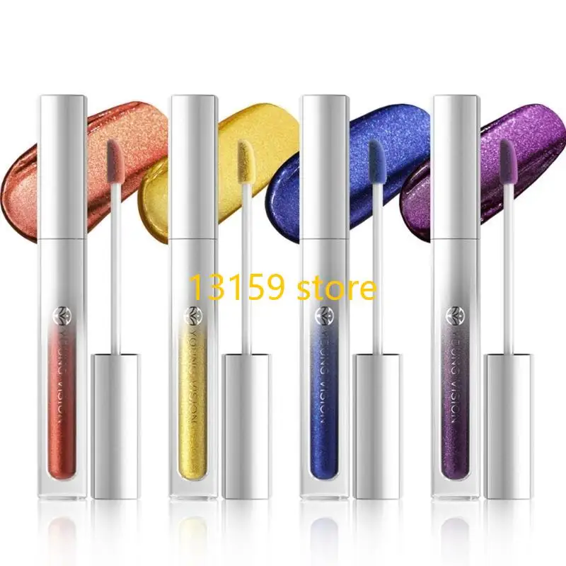 270A メタリック液体口紅きらめきグリッターリップグロス液体口紅長期的な防水転写防止口紅