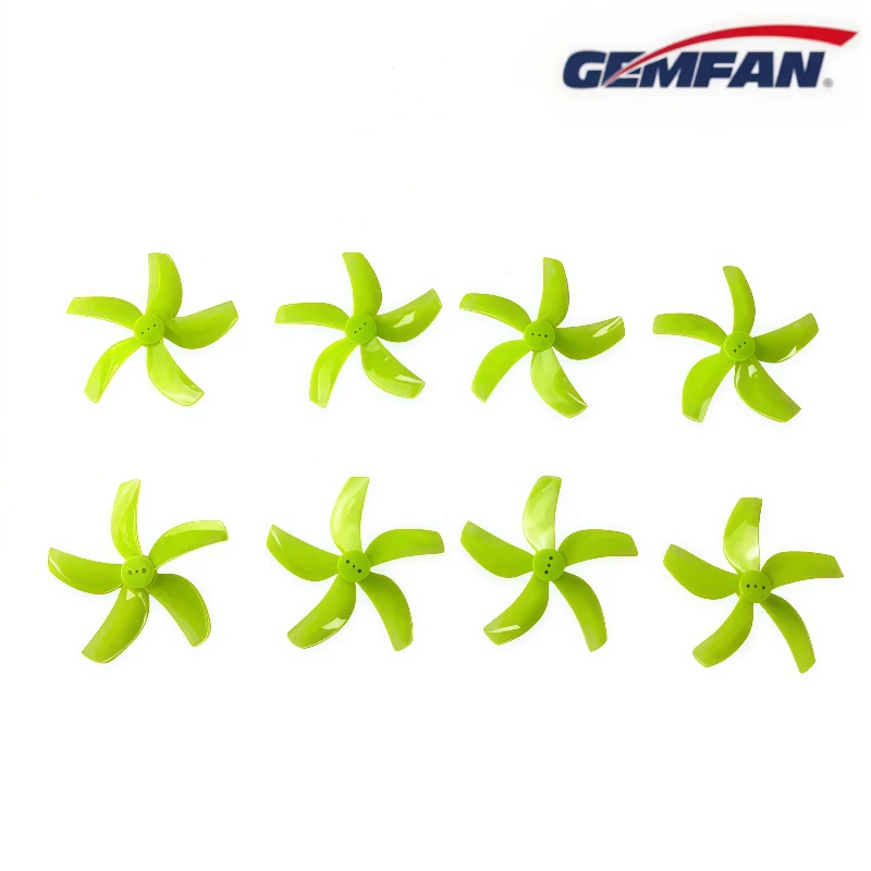 8 peças/4 pares gemfan d63 canalizado 63mm 2.5 polegadas hélice de 3 lâminas para rc fpv corrida freestyle palito de dente cinewhoop duto drones