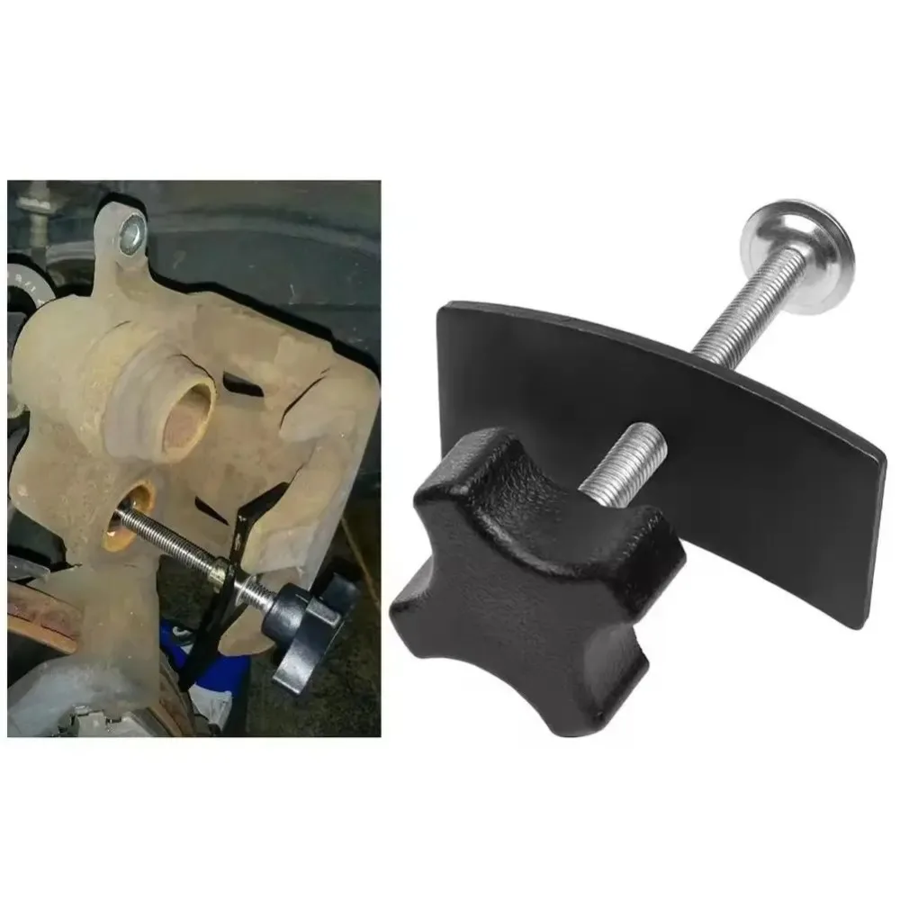 

Black Wheel Cylinder Disc Steel Repair Tool Brake Pad Spreader Caliper SeparatorPiston Rewind Disassemble Replacement Car