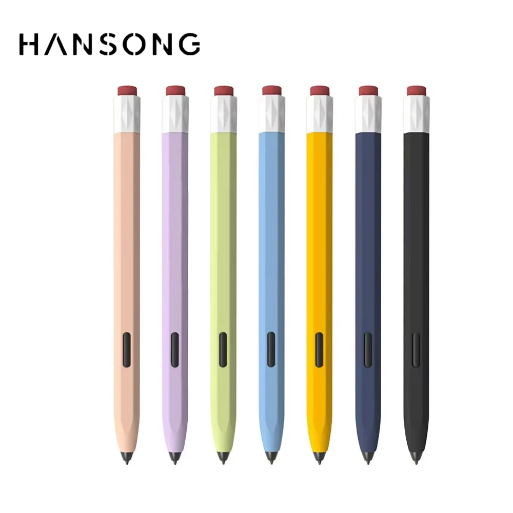 Pen Case for Samsung Galaxy Tab S Pen for Samsung Tab S6 Lite S7 S8 S7 Plus S7 FE S8 Plus Liquid Silicone Stylus Pencil Cover