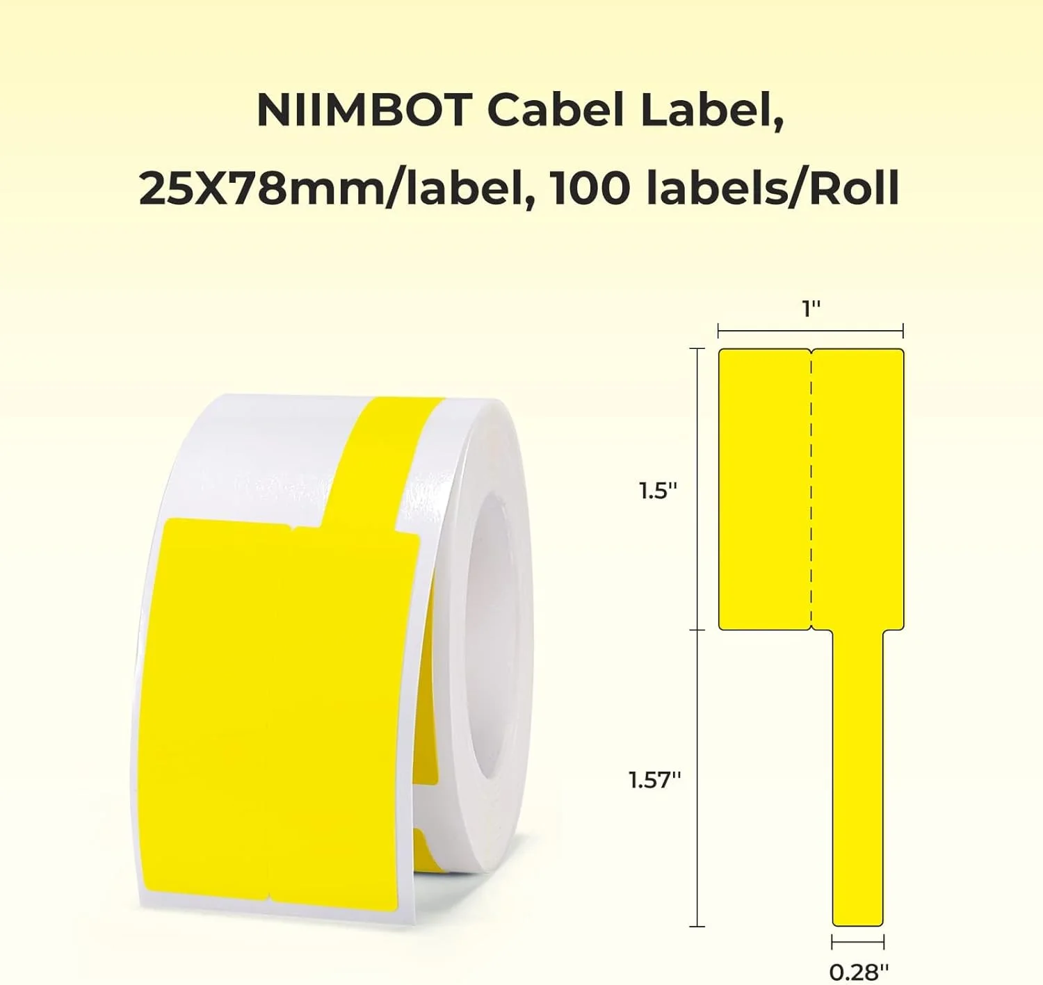Niimbot D110 Mini Smart Portable Label Printer Thermal Cable Sticker Adhesive Waterproof Identification Fiber Tag For D101/D11/H