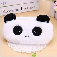 Kawaii Animal Pencil Case Cartoon Panda Bear Fruit Pen Bag Box For Kids Gift Cosmetic Stationery Pouch School Supplies