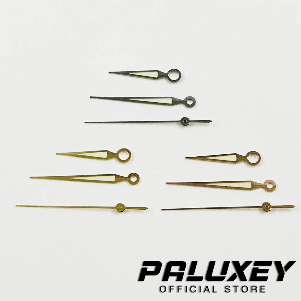 NH35 Hands Gold Silver Rose Gold Watch Hands Green Luminou For NH35/NH36/4R/7S Movement Watches Pointers