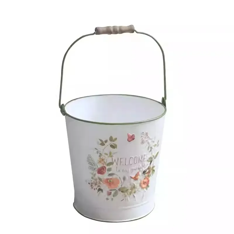 

Wake up bucket make old flower bucket bubble arrangement shop household utensils decorate large