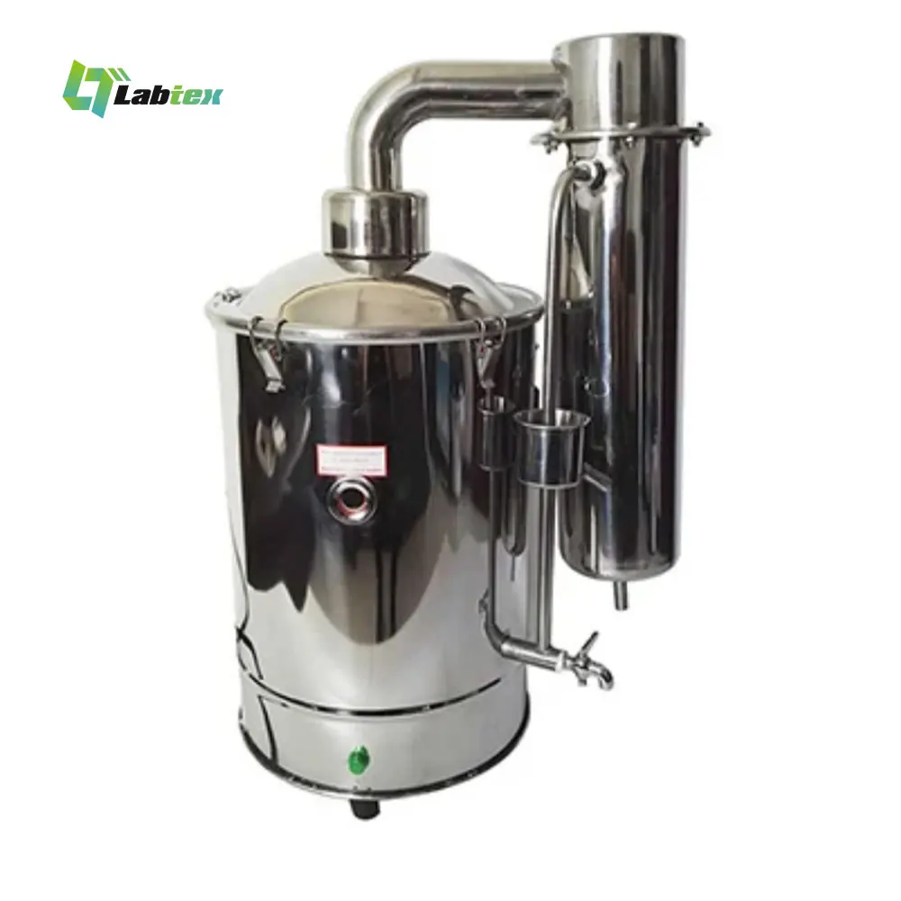 LABTEX Distillation Equipment Automatic Water Cut-off Distilled Water Apparatus Distiller 5L/10L/20L Distillation Column