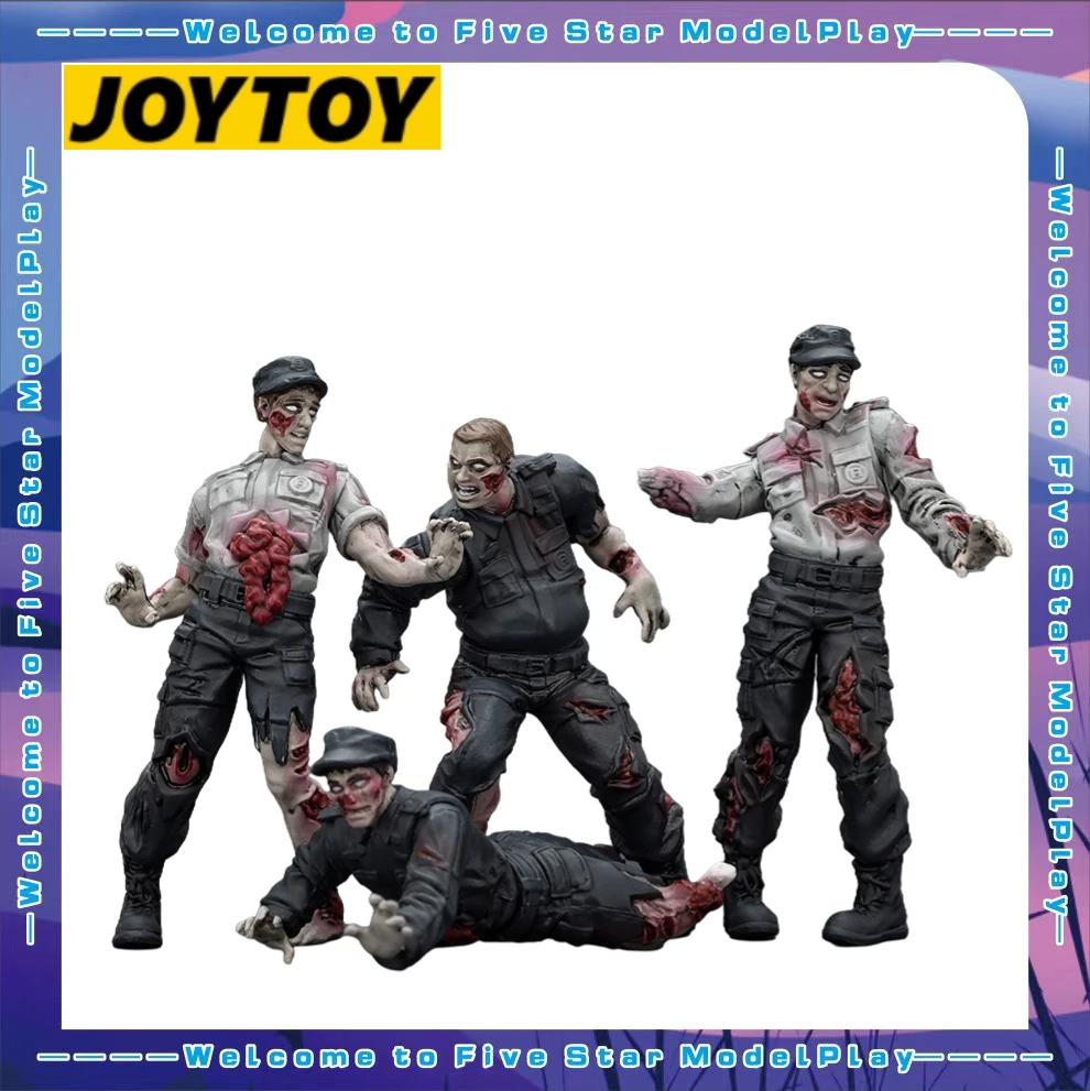 

【FS】JOYTOY Scale 1/18 Action Figures Dark Source Zombie Figure Security Guards Figure Model Toy Gift