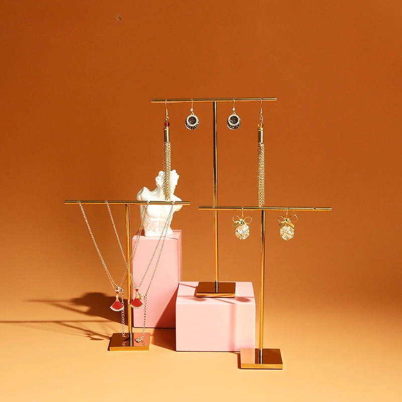 

Реквизит для ювелирных изделий и подставки для сережек. Новая подставка для сережек, металлическая Т-образная стойка для аксессуаров. Подставки для сережек.