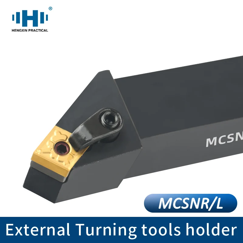 HENGXIN External Turning Tools Holder MCSN CNMG120404 Carbide Inserts Lather CNC MCSNL MCSNR CNMG Machine Bar Cutting Tools Set