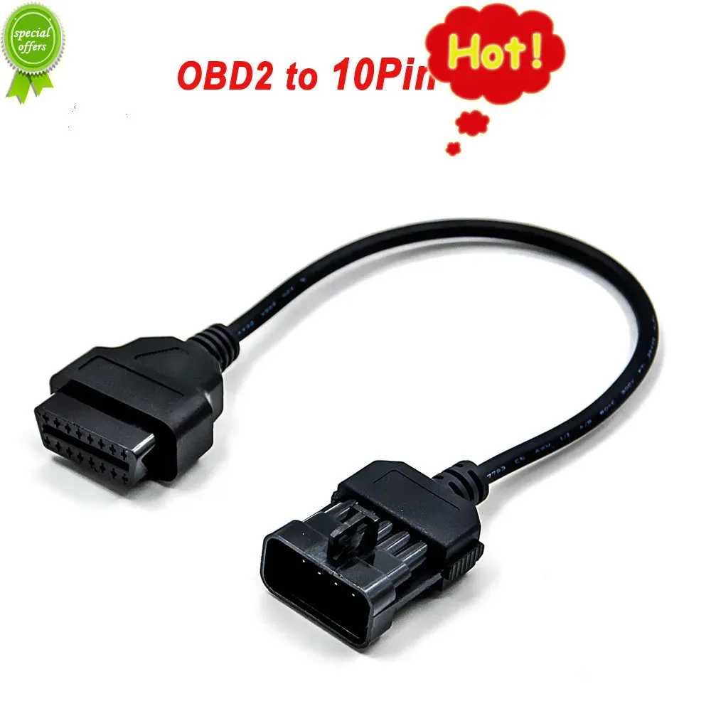 

2024 For Opel Obd1 10pin To Obd2 16pin Cable For Opel Diagnostic Interface Lead 10 Pin Obdii Extension Cord Fast Drop Shipping