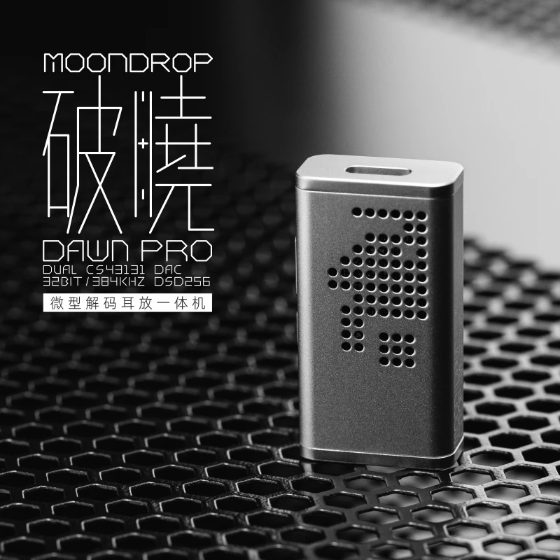 Moondrop-ポータブルUSBDacアンプ,Dawn Pro, 32ビット,384KHz,dsd256,デュアルcs43131,3.5シングルエンド,4.4mm,バランスコネクタ