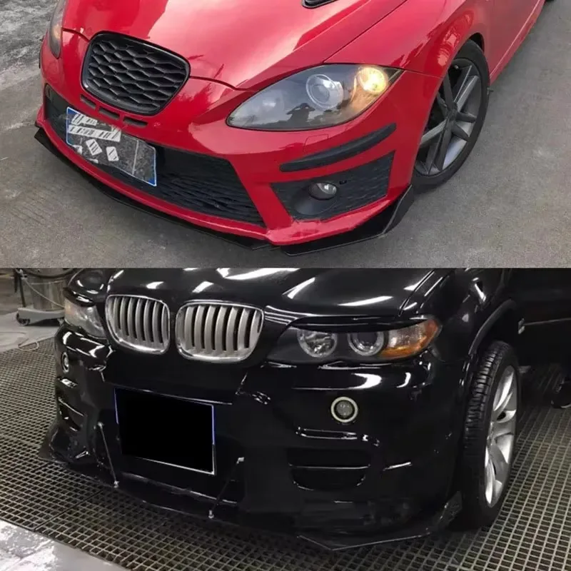 Untuk Mazda Cx5 2 3 6 Cx30 Cx3 Strip Tabrakan Bumper Depan Dimodifikasi dengan Aksesori Strip Pelindung Sudut Dagu Sekitar Tiga Tahap