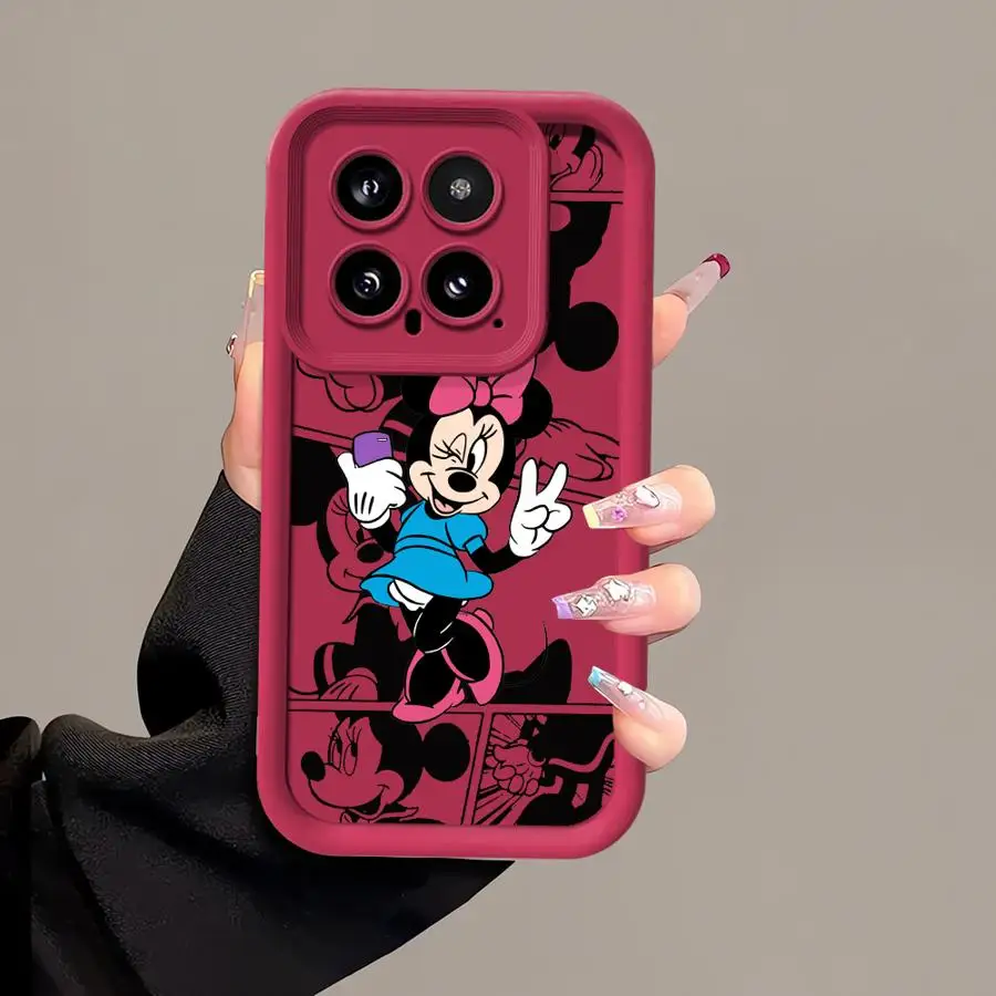 เคสโทรศัพท์สําหรับXiaomi Redmiหมายเหตุ11 13 Pro Plus 5G 10 Lite 9 12 9S 12S 11Proนุ่มFunda Capa DisneyสวยMinnie