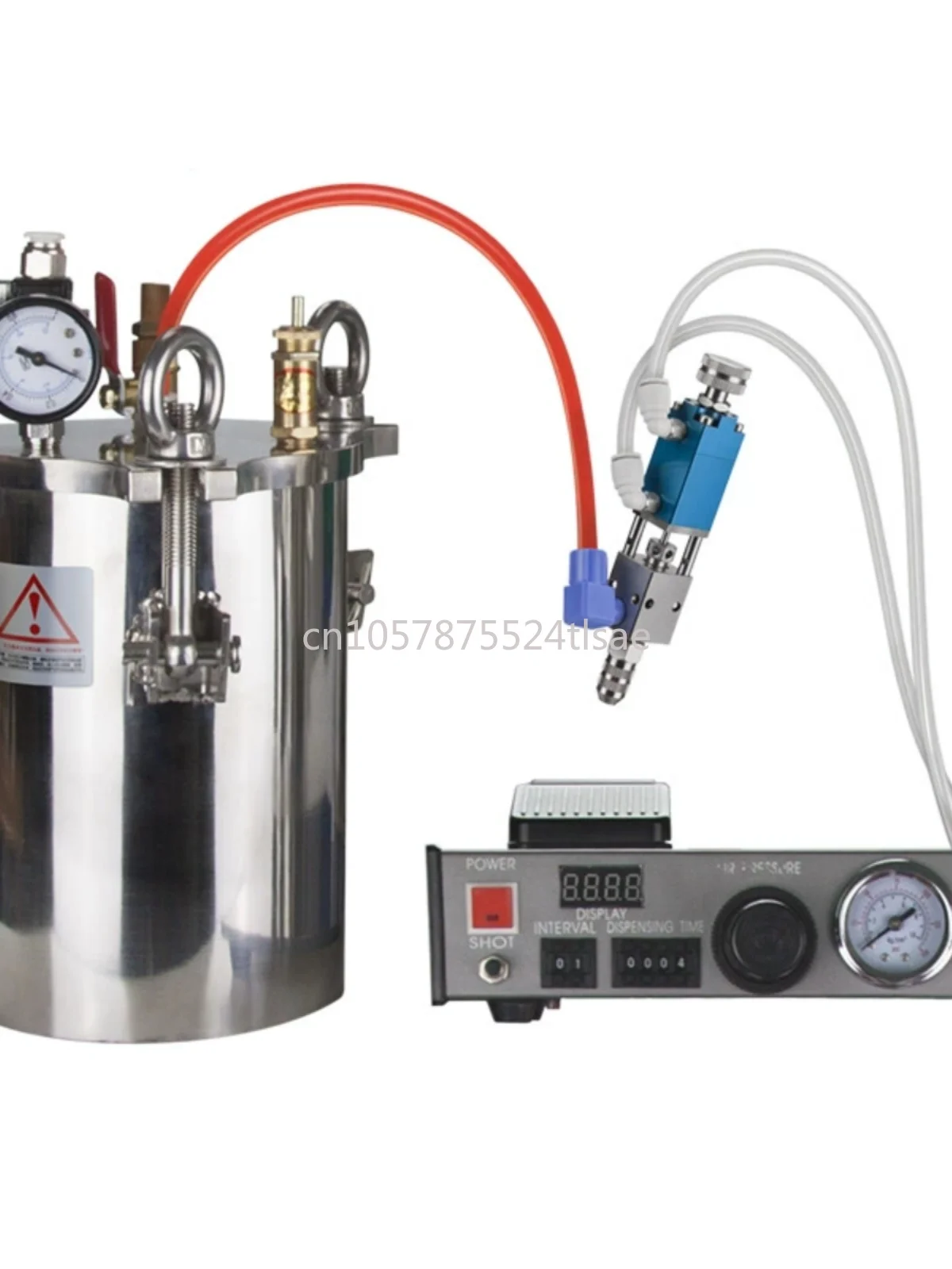 Dispensing Valve Suit Automatic Digital Display Pressure Bucket Glue Dispensing Machine Precision Gluing Machine