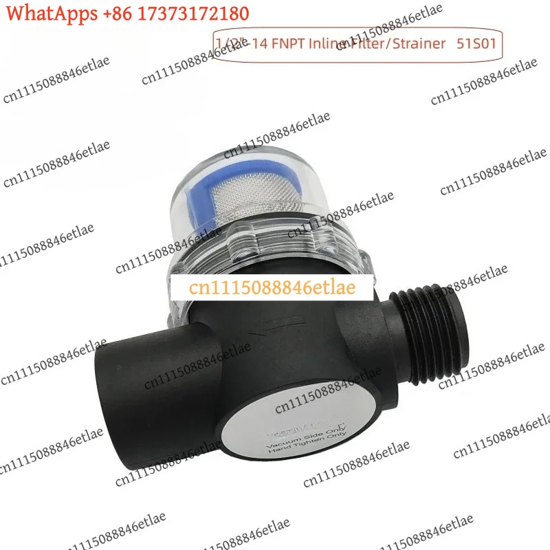 Seaflo 33/34/42/44/51/54 Series Diaphragm Pump Accessories 1/2-14 FNPT Inline Filter Strainer 51S01 Universal Parts