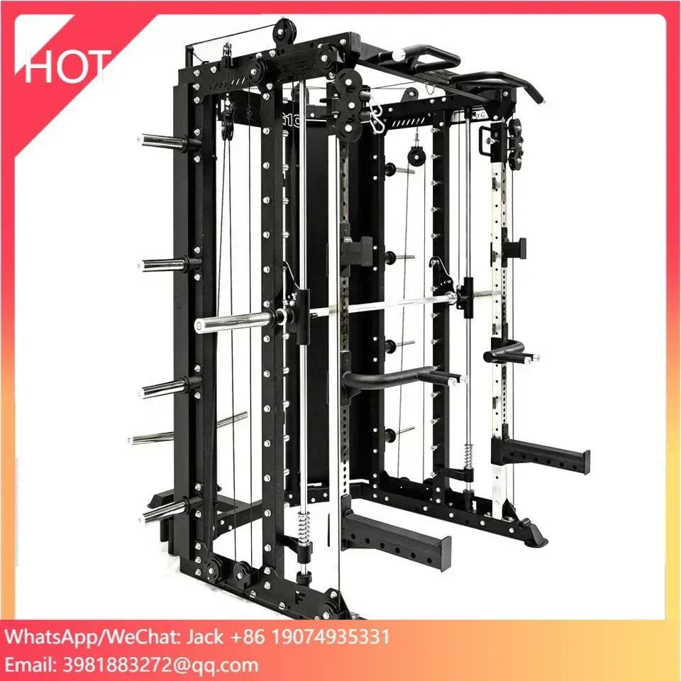 Commercial Fitness Gym Equipment Power Half Squat Rack Black Customized Steel Logo Packing Color Material Muscle Power Cage