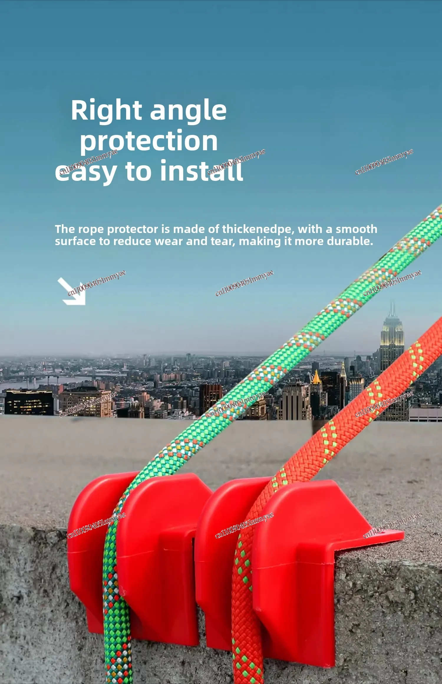 Aerial Work Safety Rope, External Wall Sling, Anti-wear Rope Collector, Rope Guard, Corner Protector