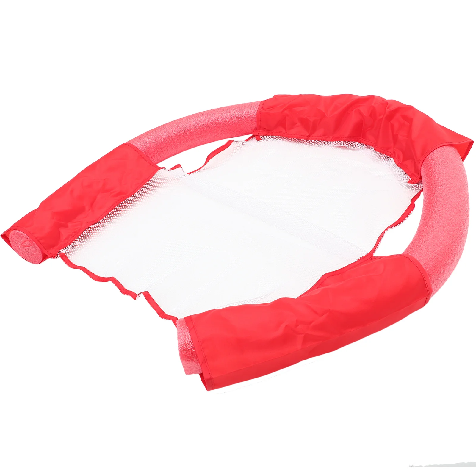 Schwimmendes Pool-Sitznetz für Kinder und Erwachsene – Einfach zu installierendes Wasser-Schwimmsitznetz mit Schwimmstange für Poolpartys im Sommer