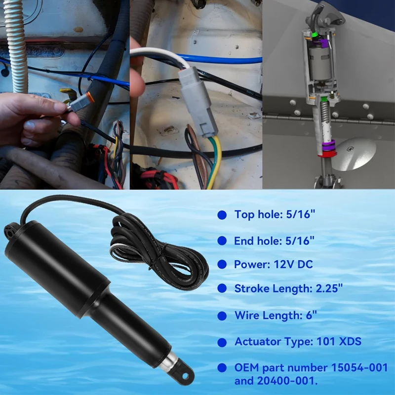 Trim Tab Actuator with 5-16