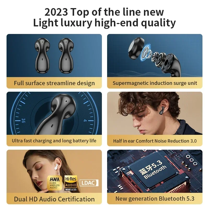 TWS-наушники с микрофоном и поддержкой Bluetooth 5,0