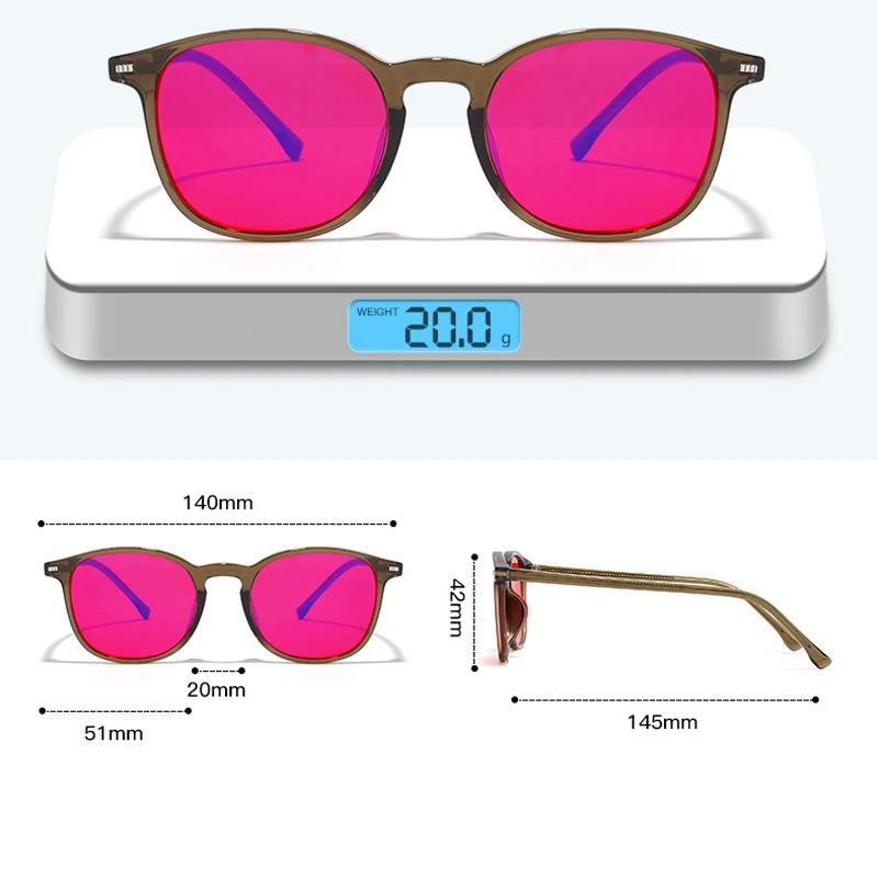 VCKA 99% blue light Blocking Glasses Red Orange Lens Anti fatigue Glasses   Fashion Glasses Women Men Computer Gaming Eyewear