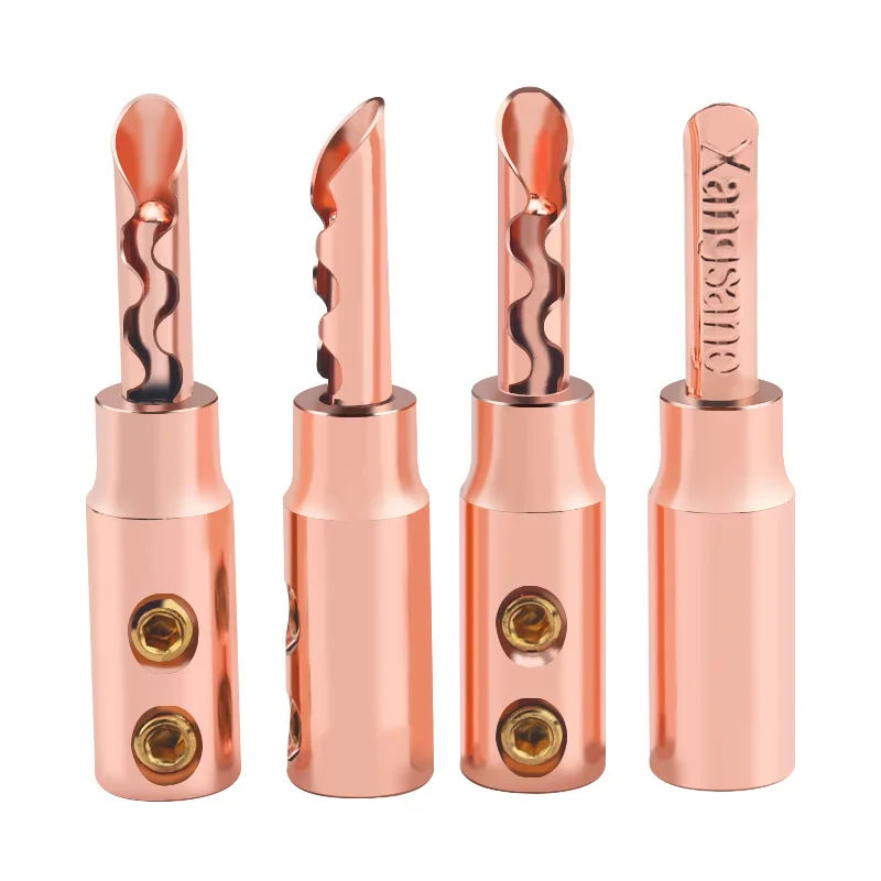 Xangsane/Elephant God, pure copper banana head serrated plug, audio speaker cable, connecting terminal, power amplifier cable