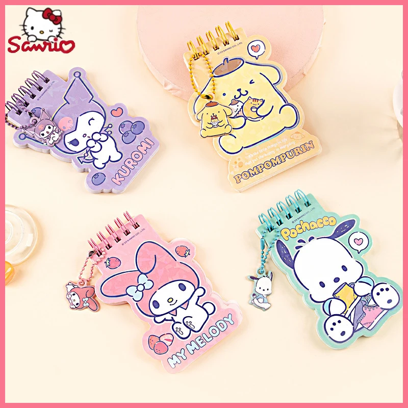 

Подлинная портативная мультяшная книга Sanrio в форме катушки полакко Мелодия Милая Подвеска для студентов Оптовая продажа канцелярских принадлежностей