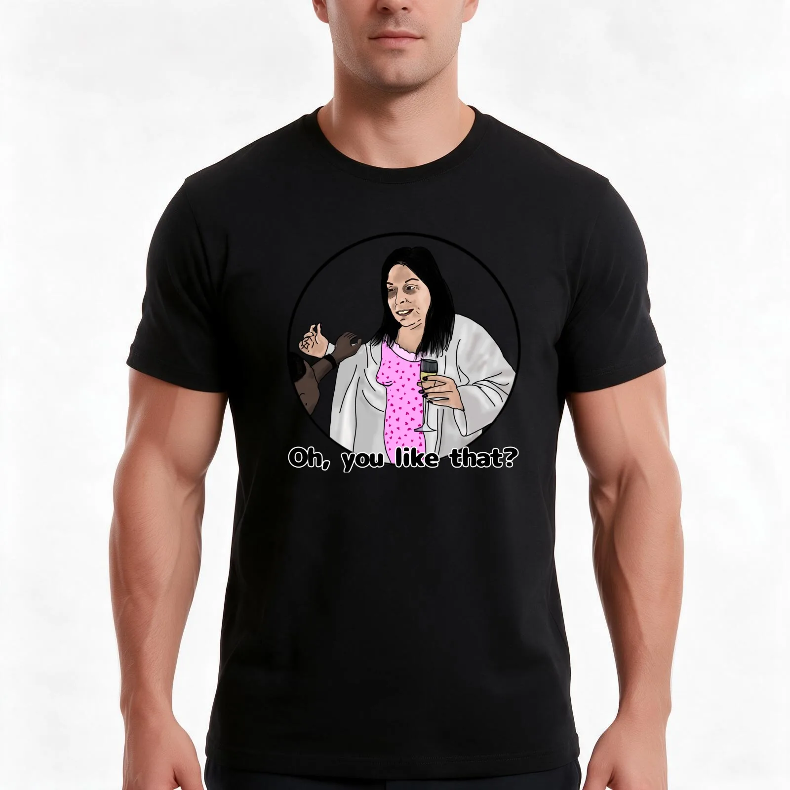 Kimberly 90 day fiance - you like that? T-Shirt Summer Casual Cotton Tee Oversized Streetwear Tops Vintage Graphic Print