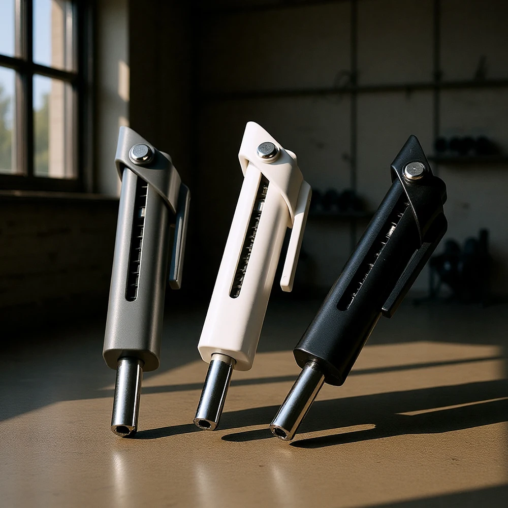 عبوتان من دبابيس الوزن شديدة التحمل (9.5/7.8 مم) - قفل آمن لأقصى أداءً في صالة الألعاب الرياضية وتدريبات القوة!