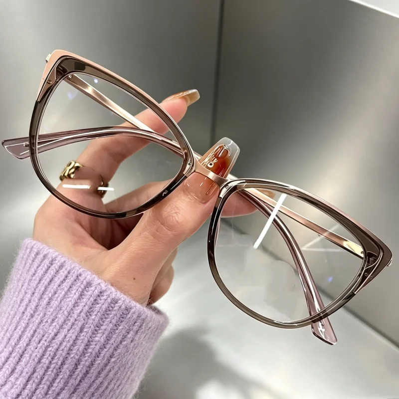 여성용 신상 완성형 근시 안경 남성용 패션 레트로 블루 - Women'S Fashion Glasses With Clear Lenses 리뷰 및 가격