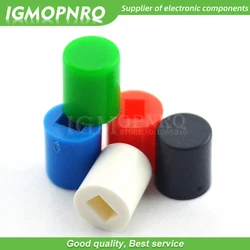 20PCS For 5.8*5.8/7*7/8*8/8.5*8.5mm Cylindrical cap Self Locking Push Tactile Power Micro Switch Kit 6 Pin Button Switches