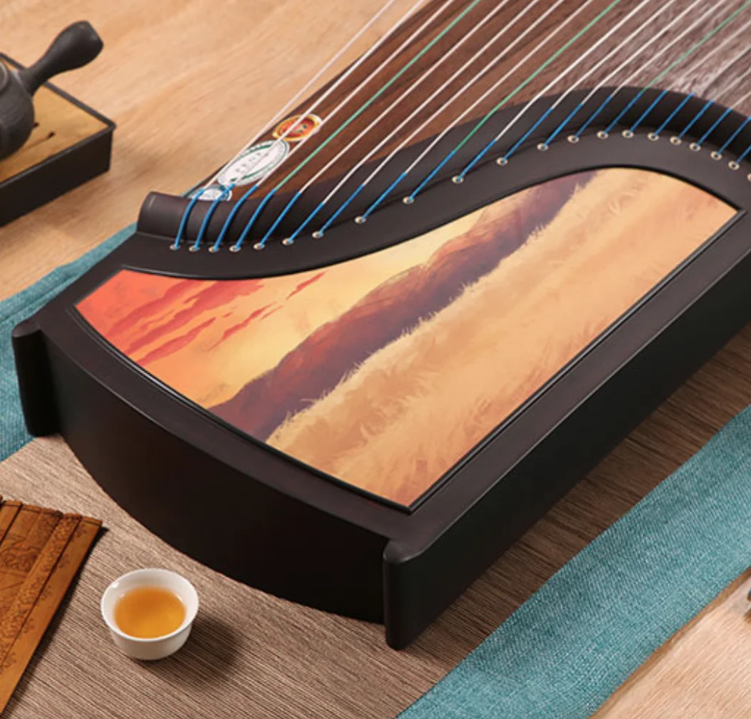 Guzheng 163cm Luoxia pattern for professional performances