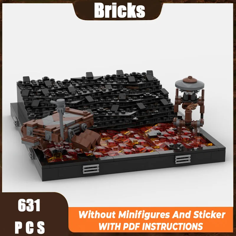 

Exquisite New Product MOC Building Blocks Planet Movie Model Final Dueling Field Technology Modular Children's Toy DIY Assembly