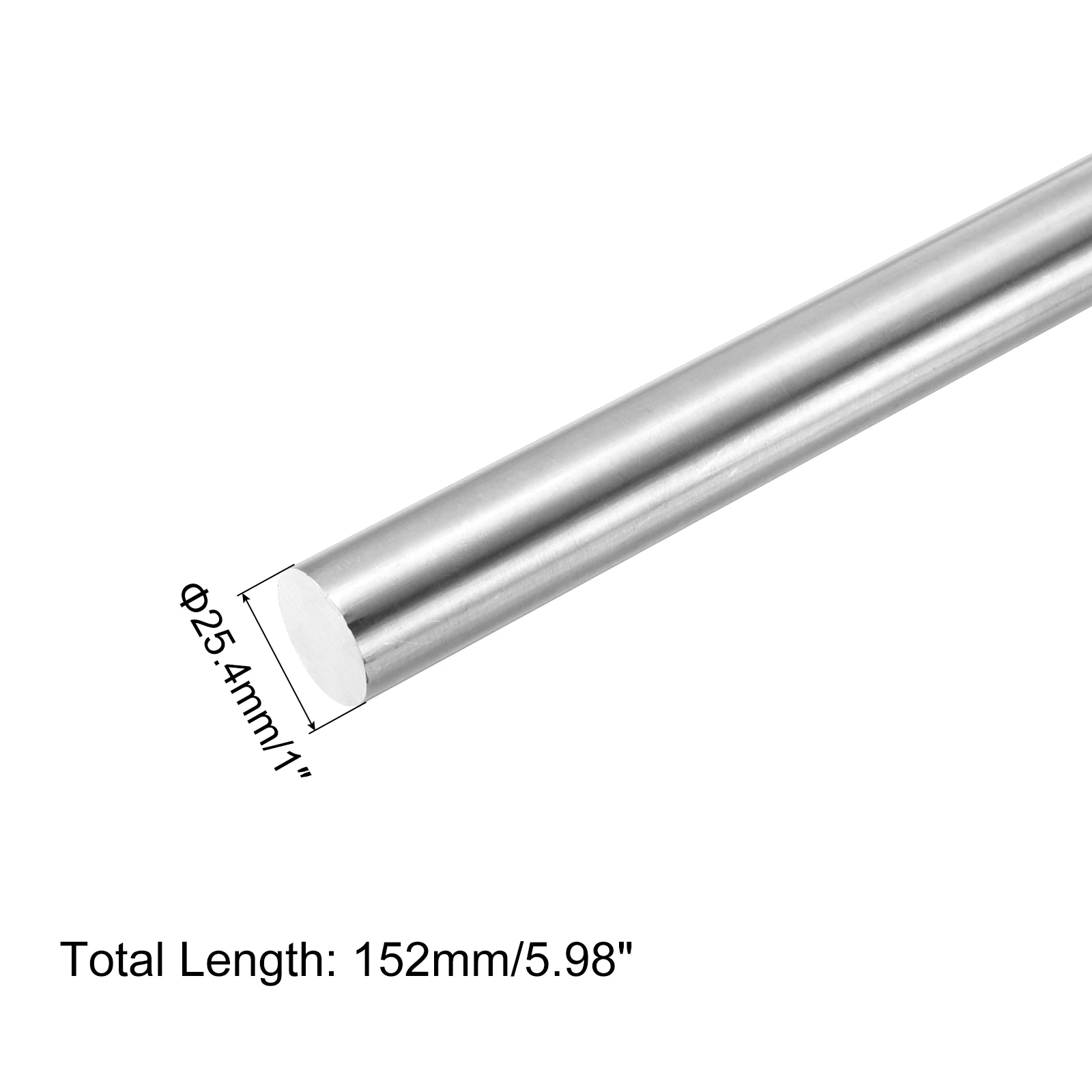 2-16 pezzi in acciaio inossidabile 304 asta tonda solida 8/12.7/25.4mm barra asta albero lineare solido per modello artigianale fai da te auto elicottero aereo