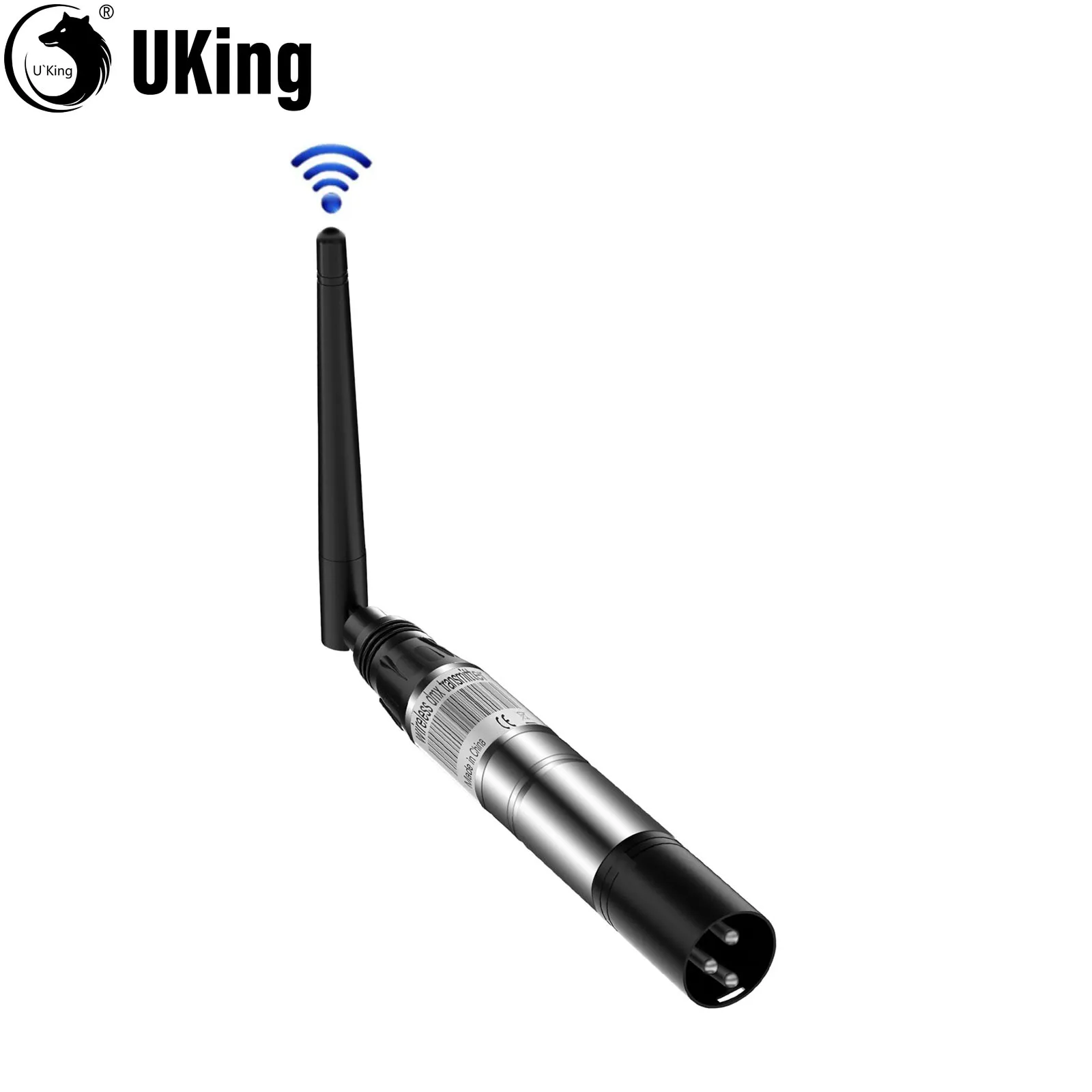 U'King 2.4G الفضة اللاسلكية DMX512 الارسال التعاون مع وحدة التحكم لتحريك المصابيح الأمامية الاسمية ضوء DJ المرحلة الإضاءة الطرف