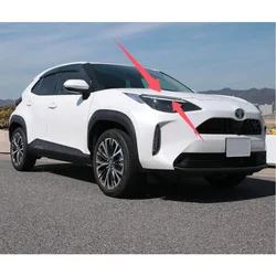 Car Front Rear Headlight Eyebrow Strip Cover Trim Eyelids Accessories Exterior Kit For Toyota Yaris Cross 2021