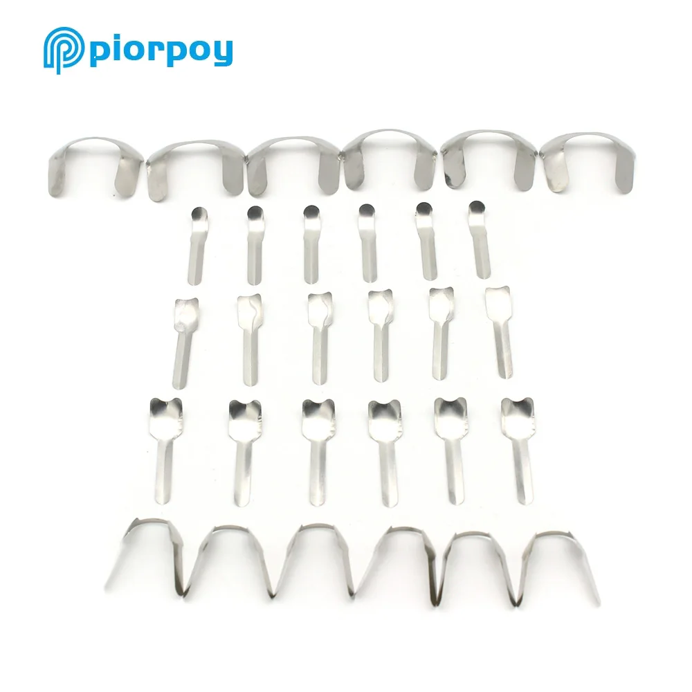 PIORPOY30Pcs/Box Dental Metal Matrix Bands Proximal Anterior Strips Matrices Twin Anterior Matrix Bands Systems DentistMaterials view 3