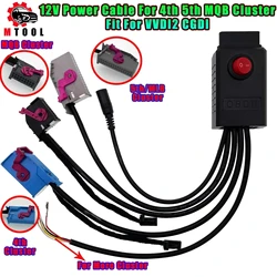 MQB clúster Cable de alimentación de 12V, Cable de programa de clave 4th ID48, Cable de 5. ° clúster MQB NEC35XX, Cable de instrumento MQB48, compatible con VVDI2 CGDI