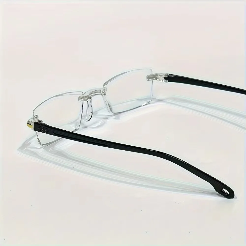 6 Pack Rimless Reading Glasses Anti Blue Light Blocking Computer Readers for Women Men Clear image 6