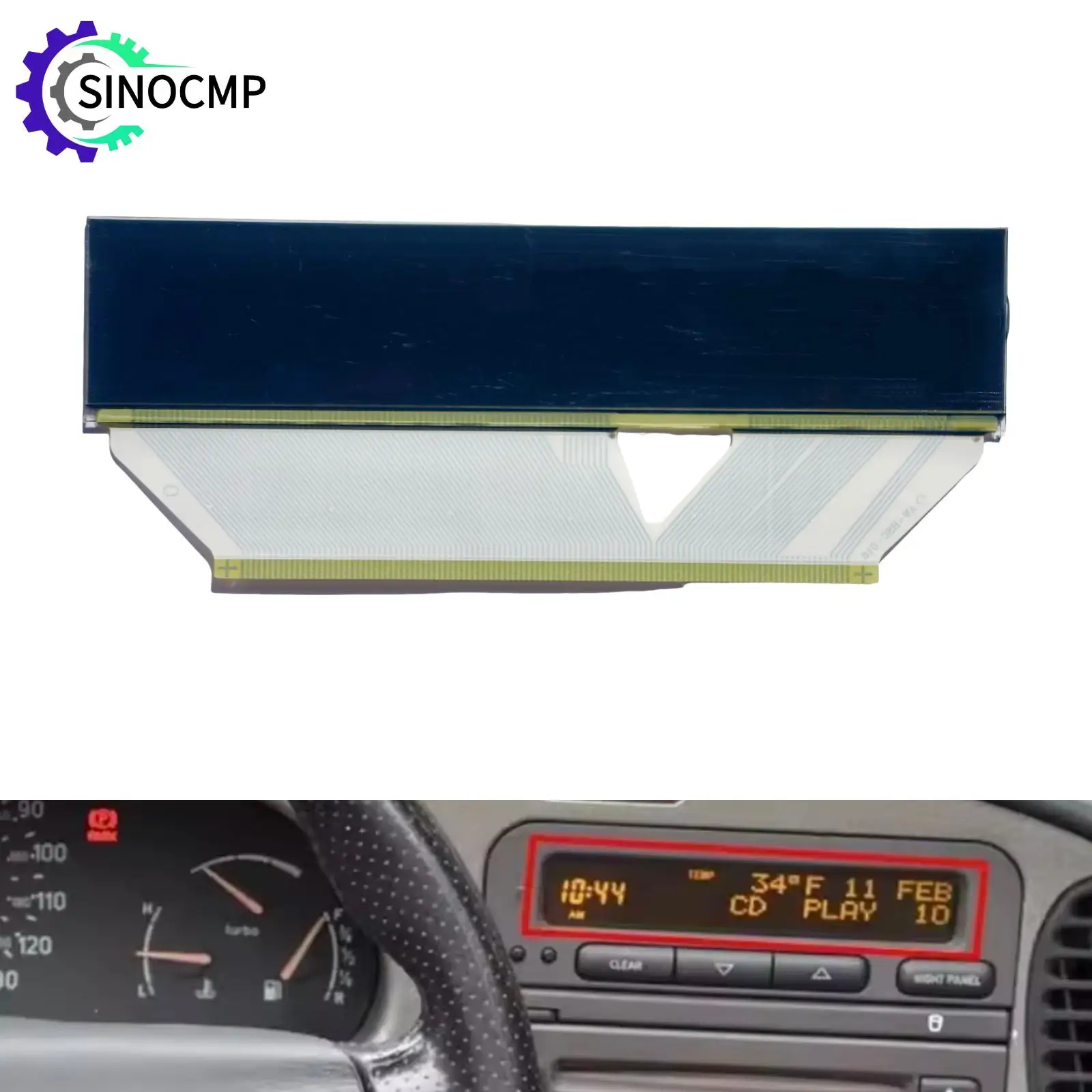 

ЖК-дисплей для приборной панели SAAB 9-3 9-5 Sid1 Sid2 Sid3, запчасти для ремонта пикселей, автоаксессуары