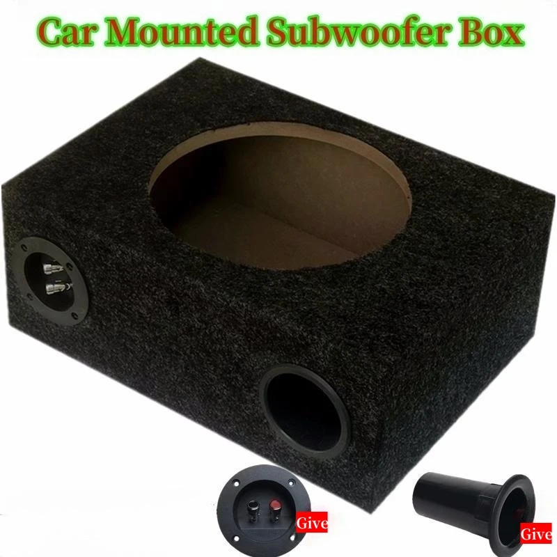 Modificação audio do veículo DIY Speaker Case, caixa automotiva sadia do carro, caixa do Subwoofer do carro, 8