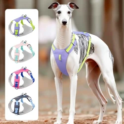New Pet Dog Harness Light Weight Reflective Dog Cat Chest Strap Belt No Pull Soft Harness Vest Adjustable Outdoor Pets Harness