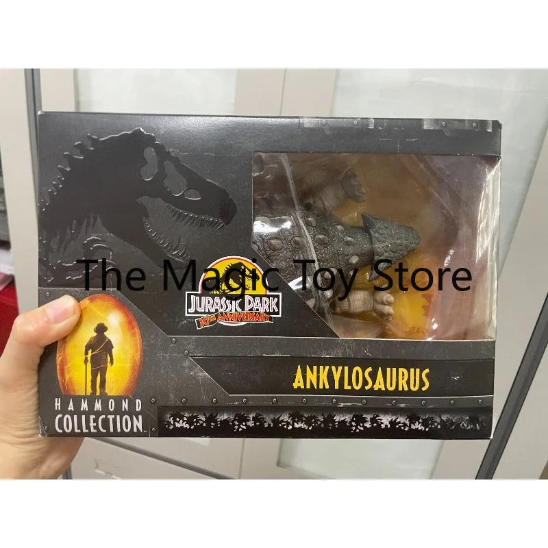 Original Hammond Series: Ankylosaurus  Jurassic Park 30th Anniversary Collectible Figure: Realistic-Textured PVC Dinosaur Statue