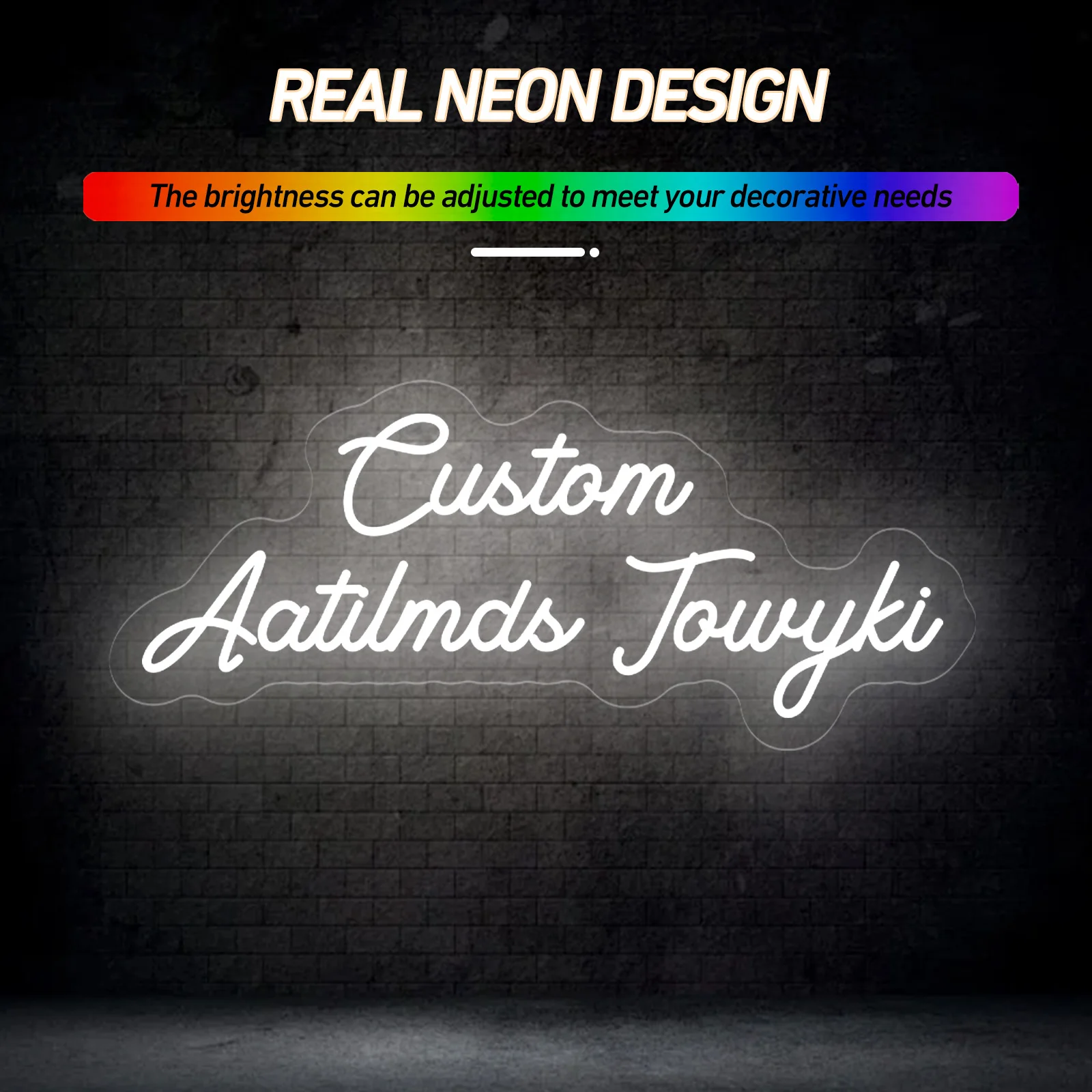 Insegna con nome a led personalizzato Regalo per bambini Insegne con nome personalizzato Regalo per adolescenti Insegna al neon a led per decorazioni da parete Decorazioni per la camera da letto Regali personalizzati